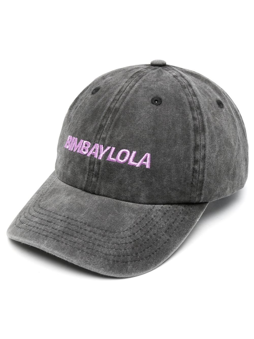 Bimba y Lola logo-embroidered cotton cap - Black von Bimba y Lola