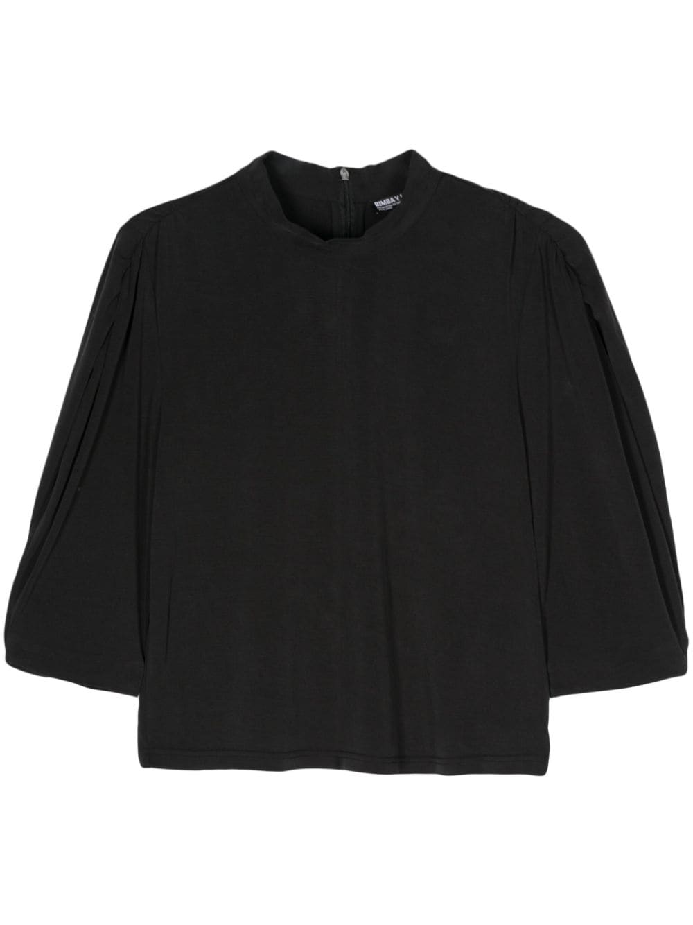 Bimba y Lola pleated-shoulder T-shirt - Black von Bimba y Lola