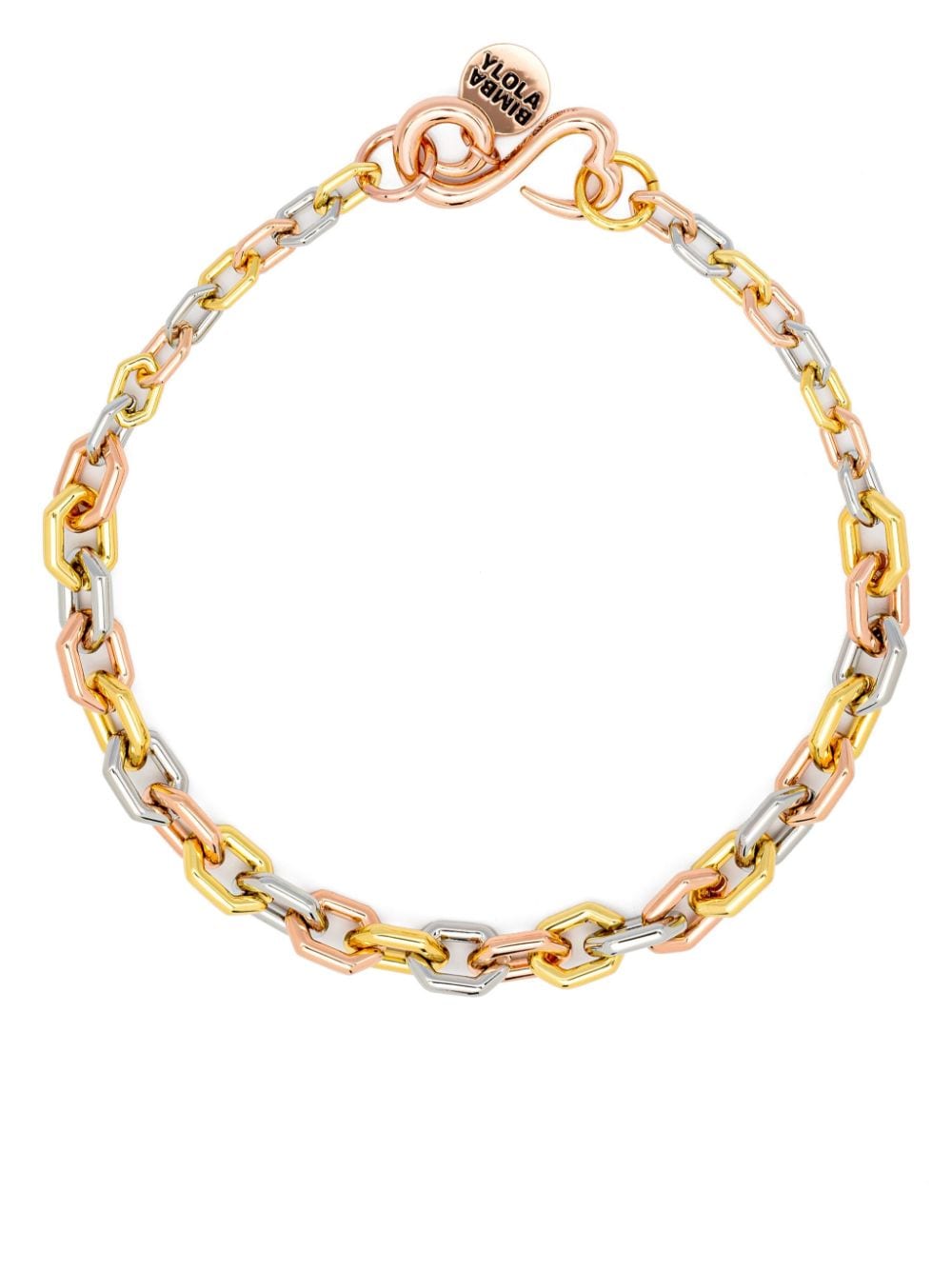 Bimba y Lola hexagonal-chain necklace - Gold von Bimba y Lola