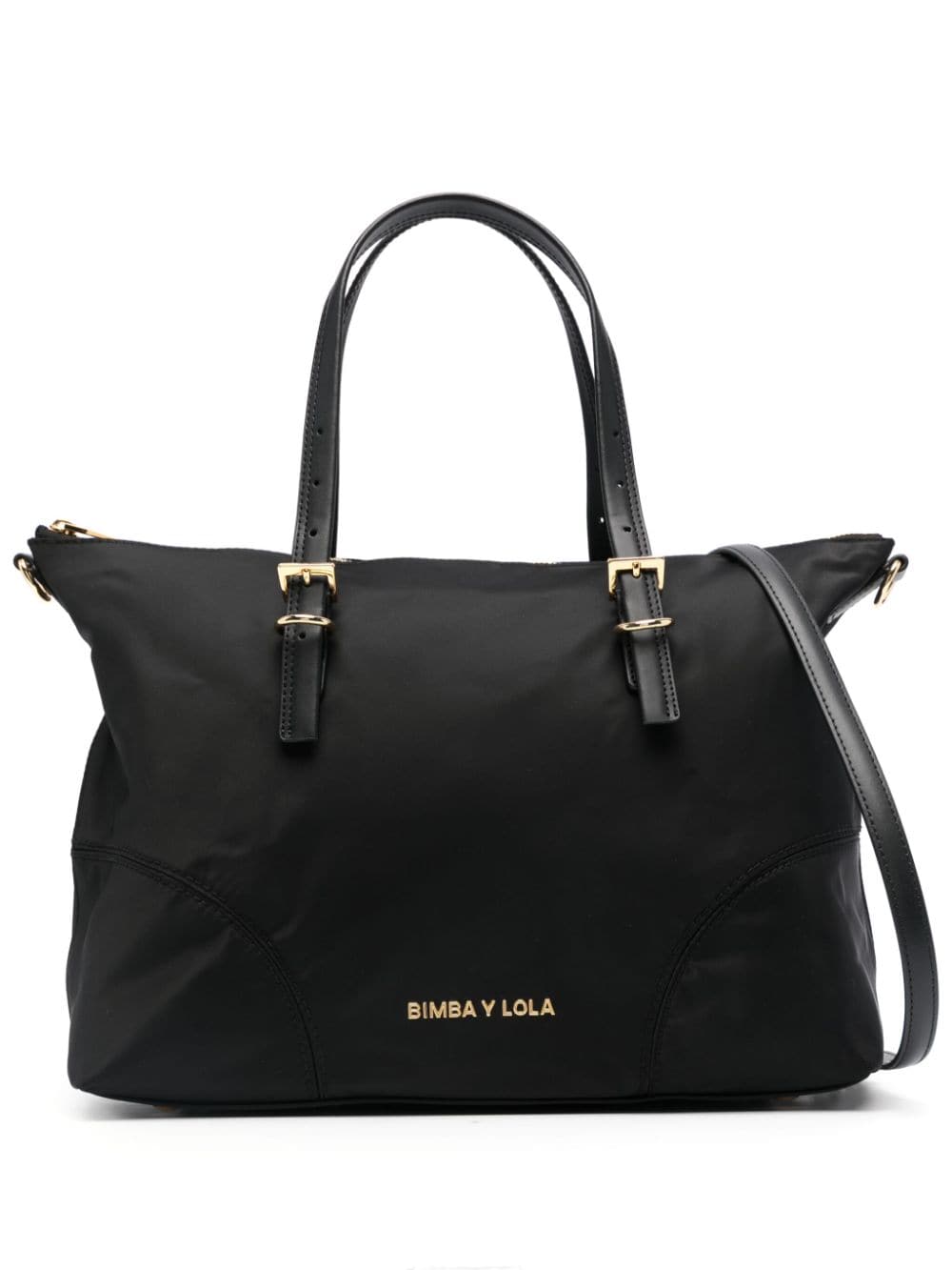 Bimba y Lola large Shopper tote bag - Black von Bimba y Lola