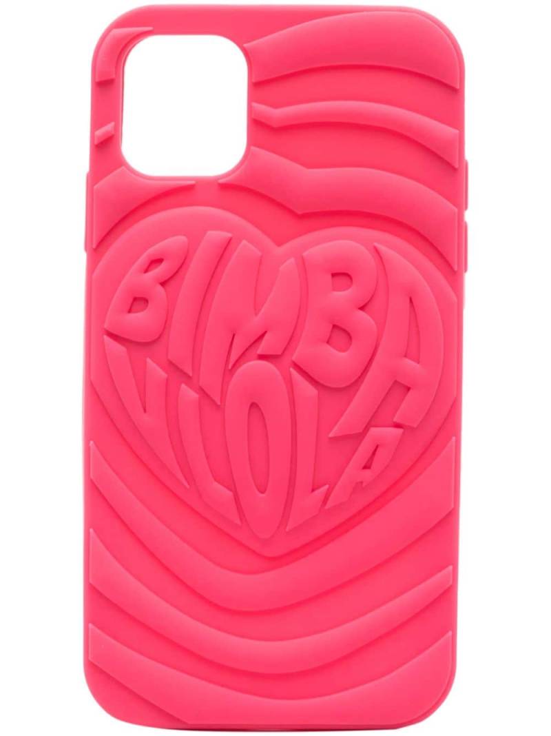 Bimba y Lola Logo-embossed iPhone 11 case - Pink von Bimba y Lola