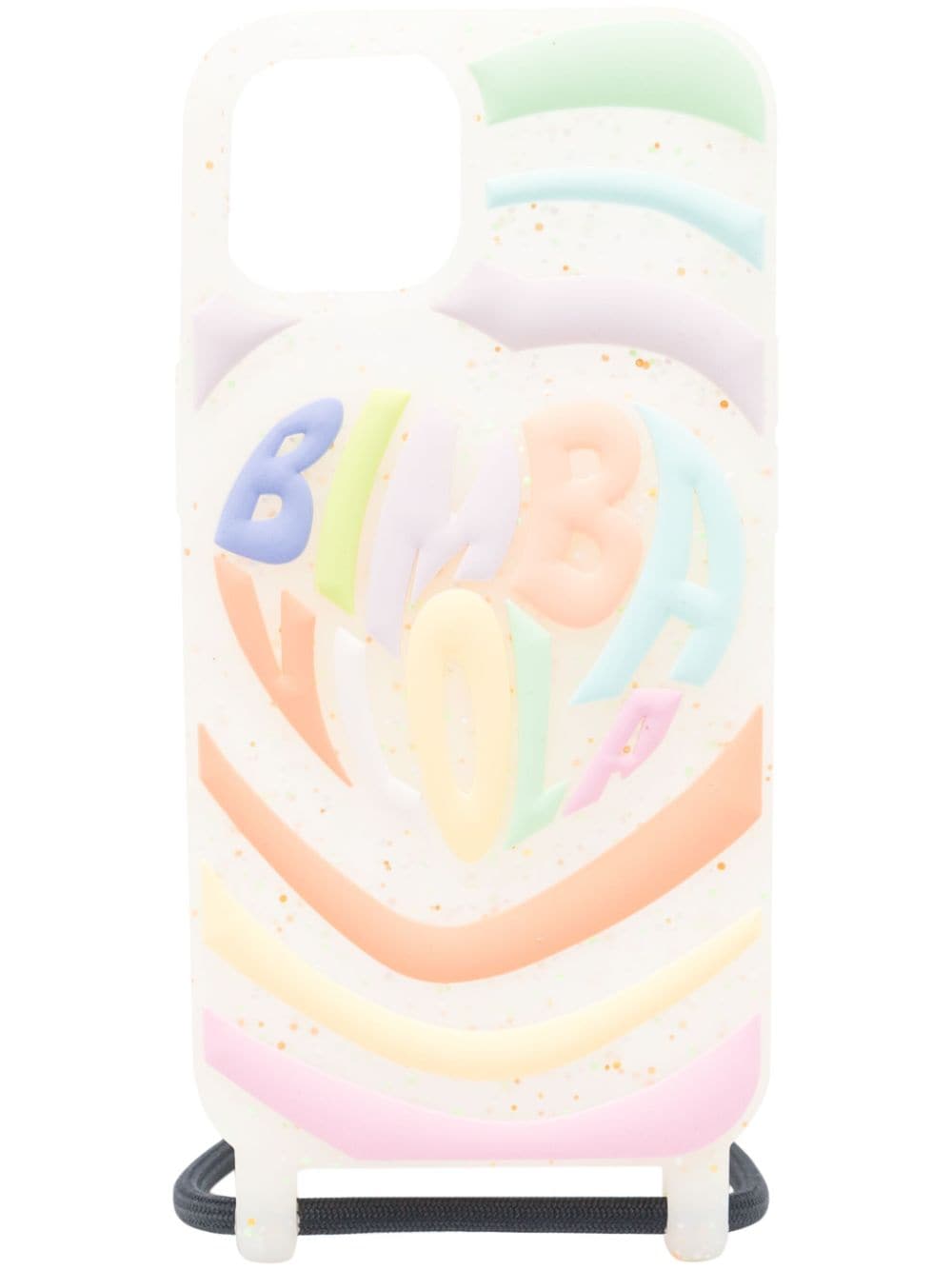 Bimba y Lola logo-embossed iPhone 13 case - White von Bimba y Lola