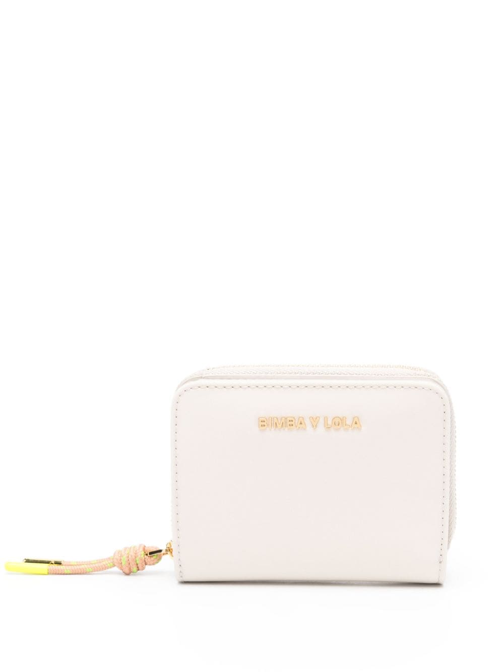 Bimba y Lola logo-lettering bi-fold wallet - Neutrals von Bimba y Lola