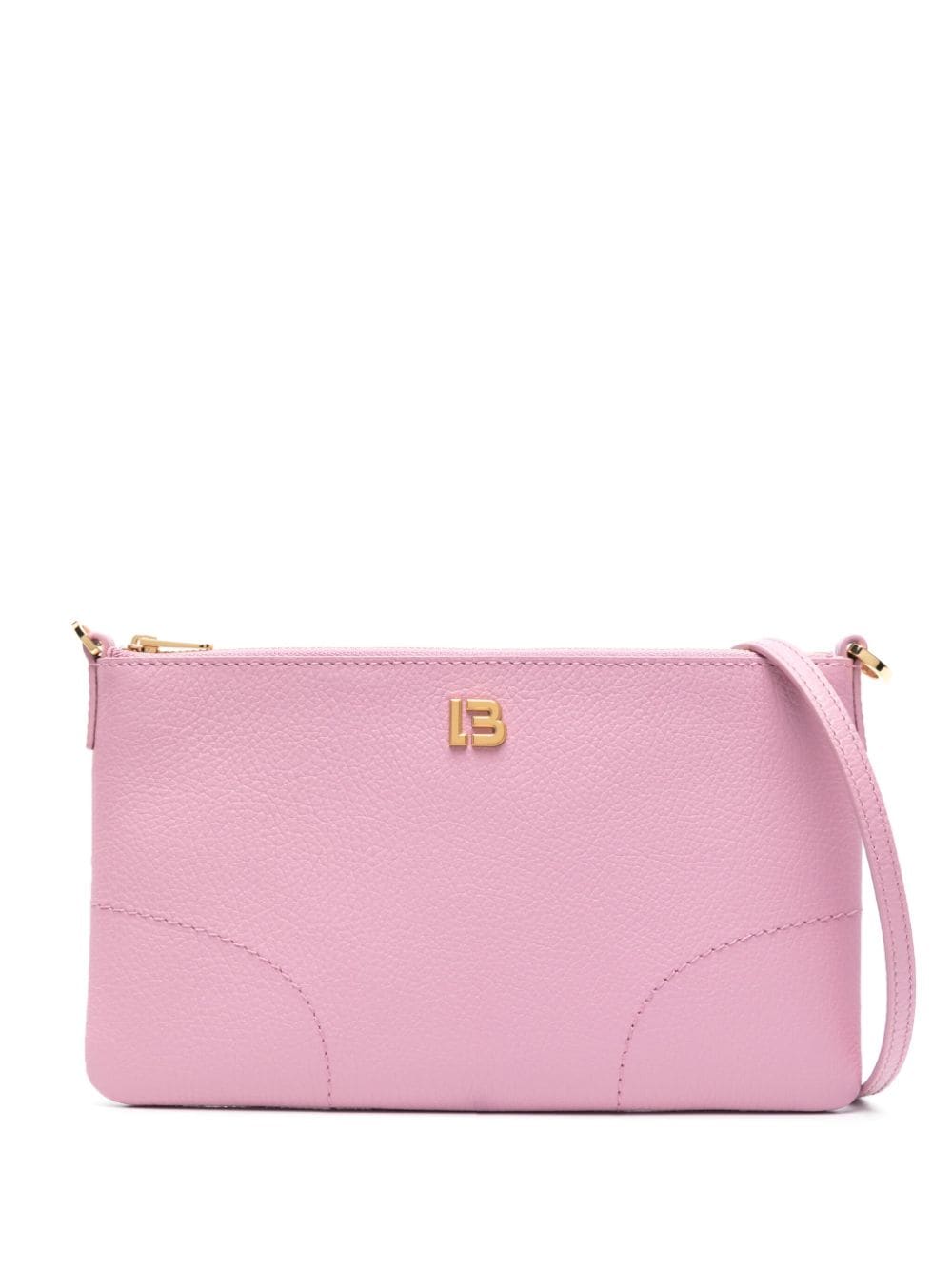 Bimba y Lola logo-lettering leather crossbody bag - Pink von Bimba y Lola