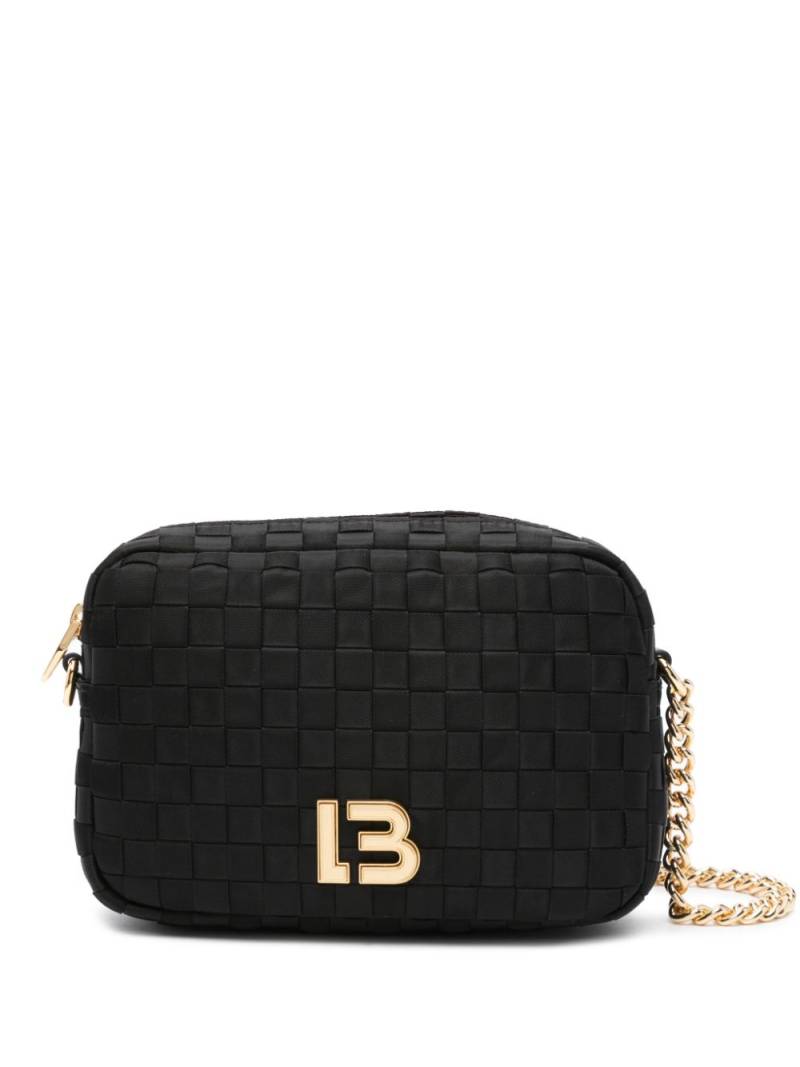 Bimba y Lola logo-plaque plaited crossbody bag - Black von Bimba y Lola