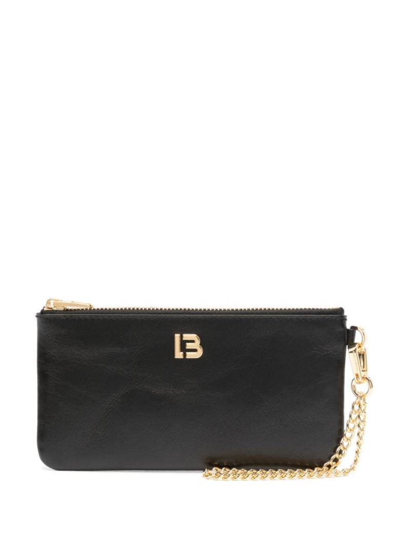 Bimba y Lola logo-plaque leather wallet - Black von Bimba y Lola