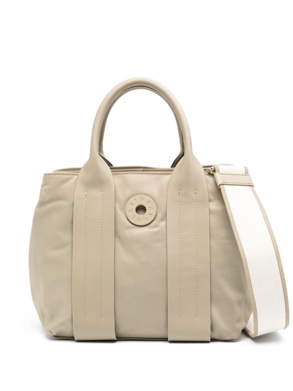 Bimba y Lola logo-plaque tote bag - Neutrals von Bimba y Lola