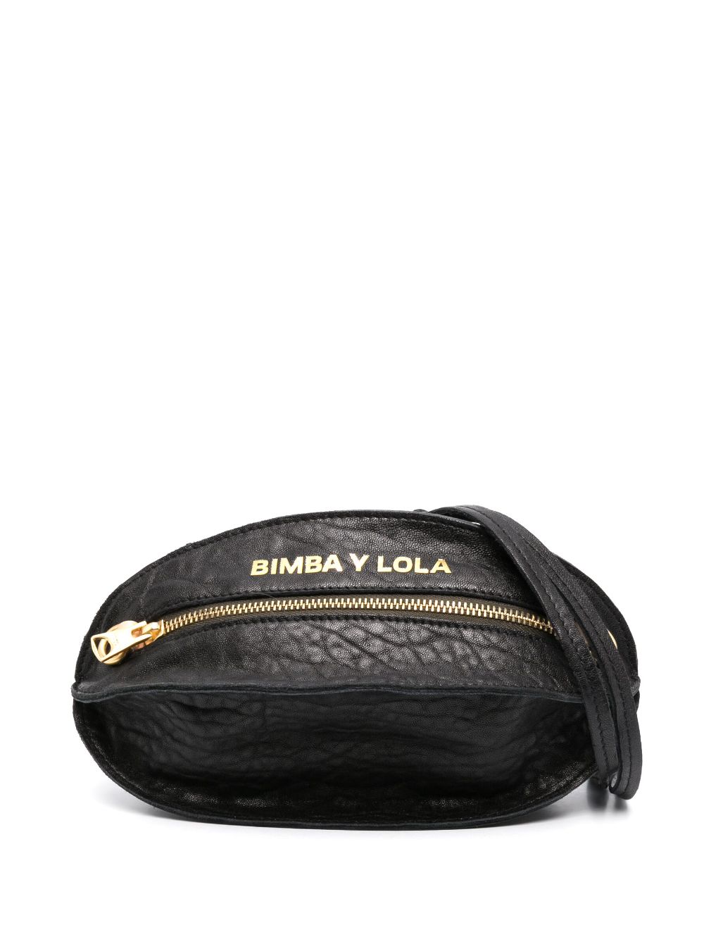 Bimba y Lola small Pelota logo-print crossbody bag - Black von Bimba y Lola