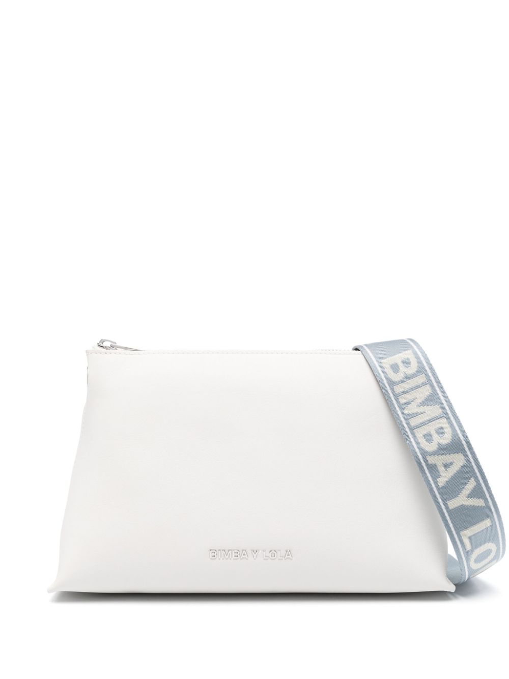 Bimba y Lola medium logo-lettering cross body bag - White von Bimba y Lola