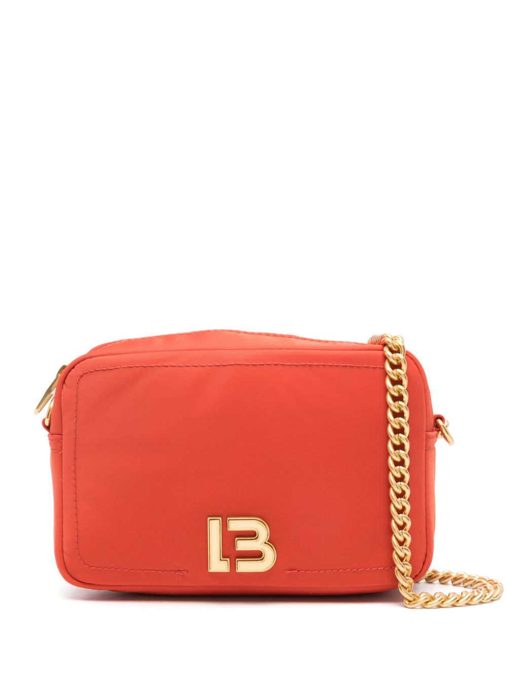 Bimba y Lola mini logo-plaque crossbody bag - Orange von Bimba y Lola