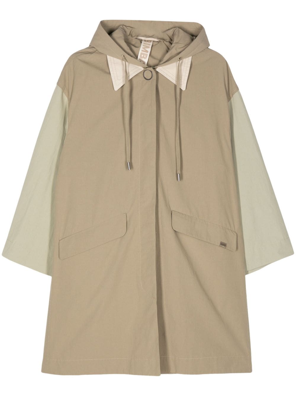 Bimba y Lola panelled cotton trench coat - Green von Bimba y Lola