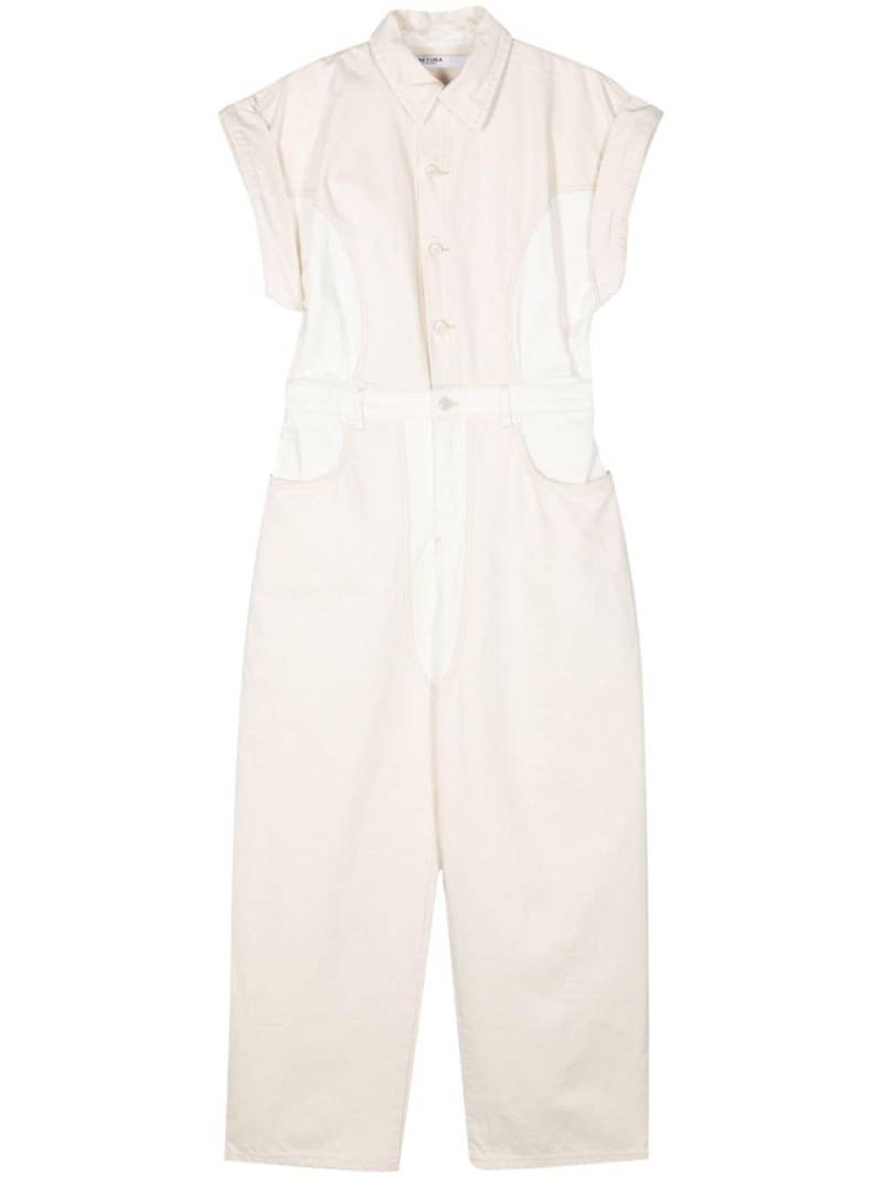 Bimba y Lola panelled denim jumpsuit - Neutrals von Bimba y Lola