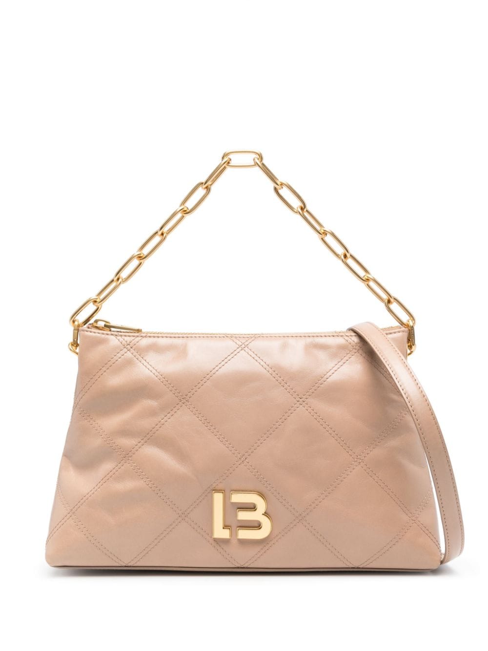 Bimba y Lola quilted leather tote bag - Brown von Bimba y Lola