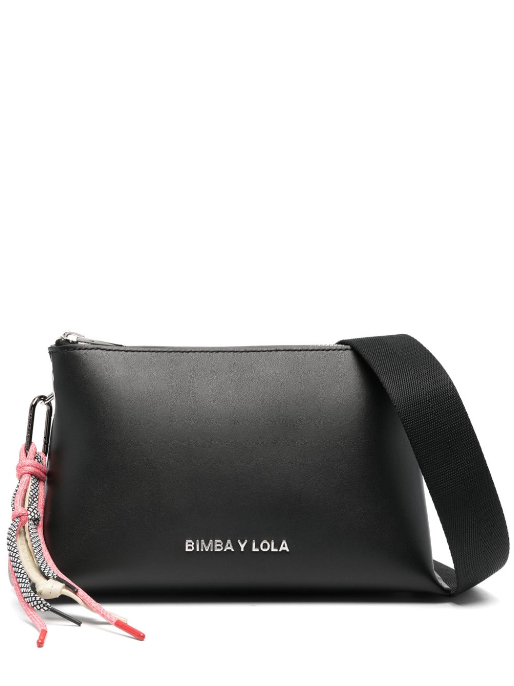 Bimba y Lola small leather shoulder bag - Black von Bimba y Lola