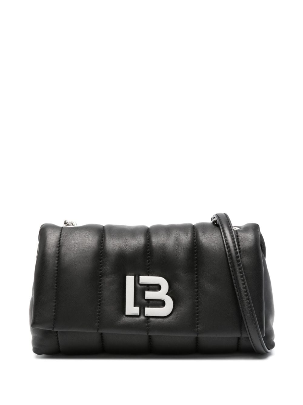 Bimba y Lola small quilted leather crossbody bag - Black von Bimba y Lola