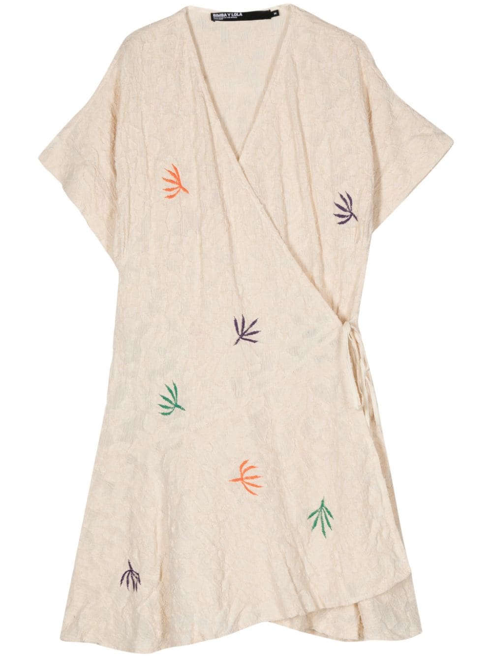 Bimba y Lola wrap-design dress - Neutrals von Bimba y Lola