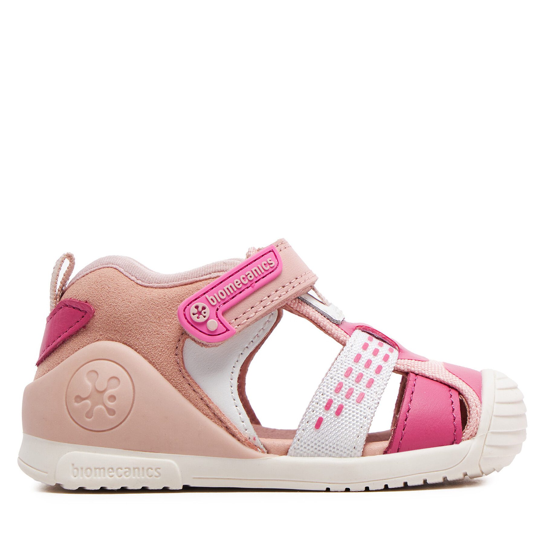 Sandalen Biomecanics 242155-C Blanco Y Fucsia von Biomecanics