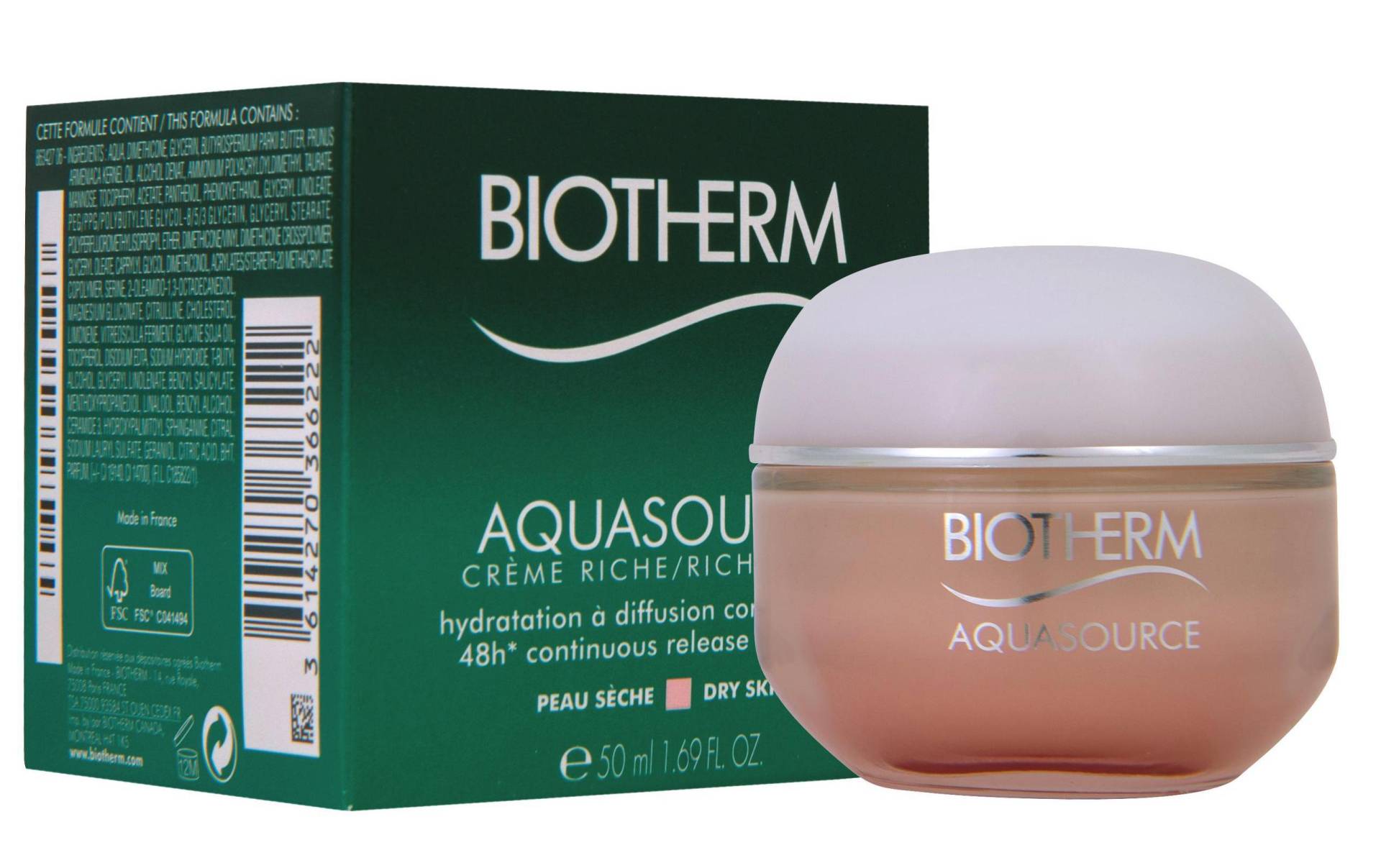 BIOTHERM Anti-Aging-Creme »Aquasource 48H Continuous Release 50 ml«, Premium Kosmetik von Biotherm