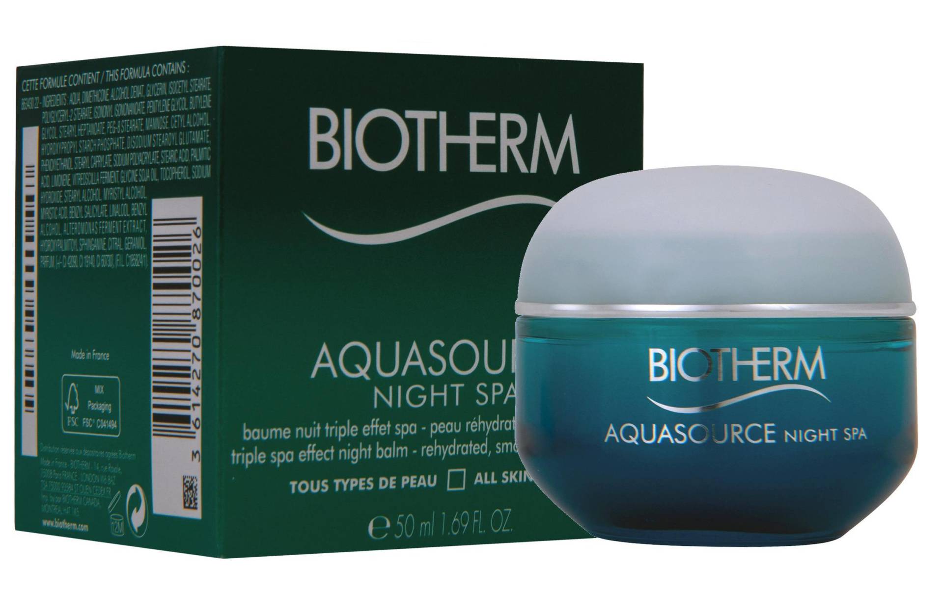 BIOTHERM Gesichtsgel »BAquasource Night 50 ml« von Biotherm