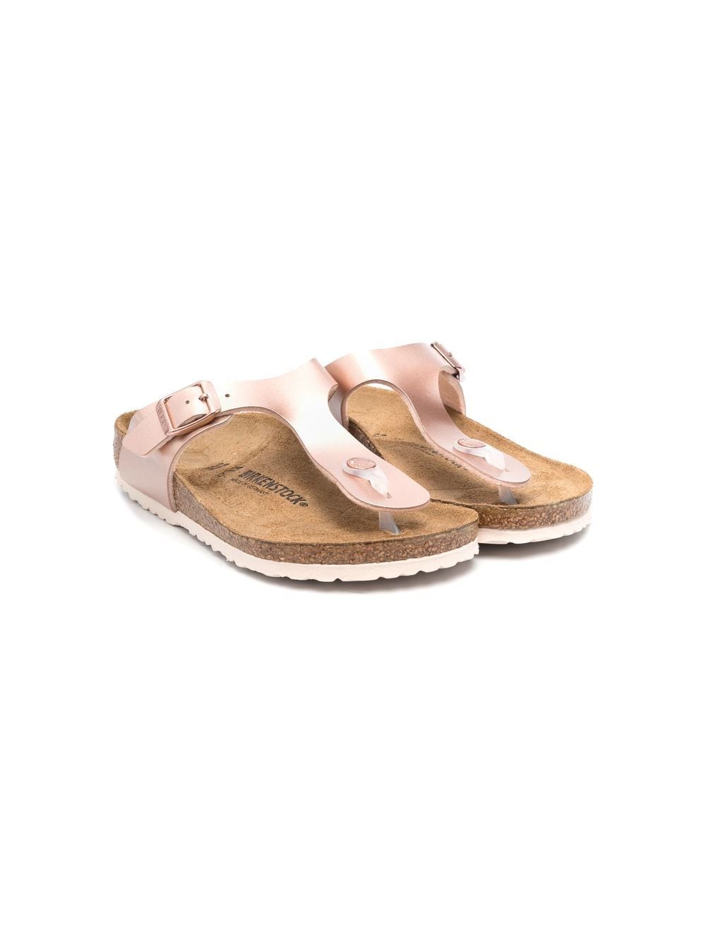 Birkenstock Kids Gizeh metallic 30mm sandals - Pink von Birkenstock Kids