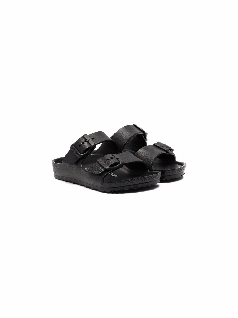 Birkenstock Kids buckle-fastened sandals - Black von Birkenstock Kids