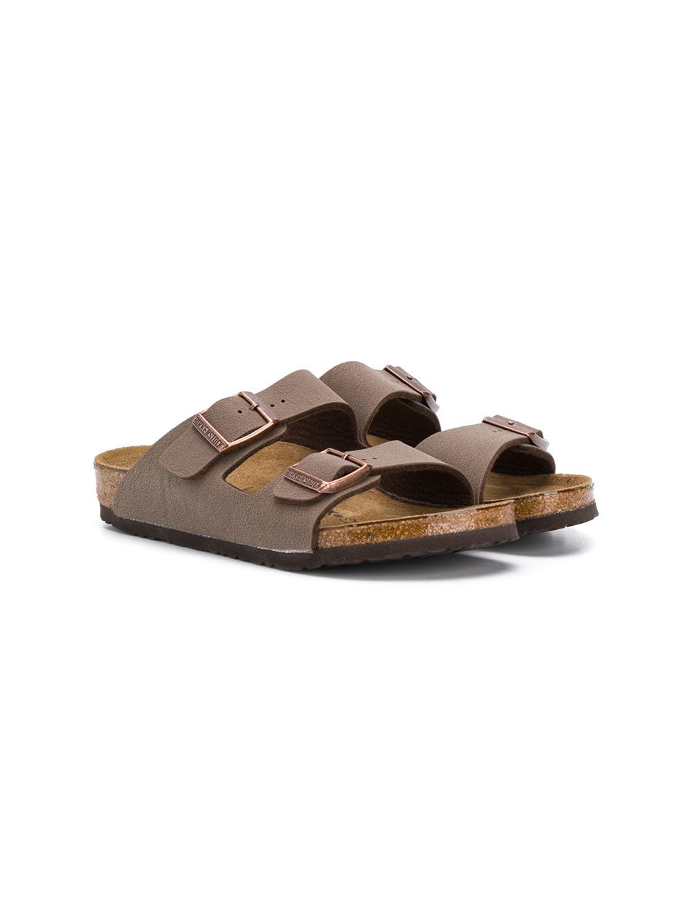 Birkenstock Kids cork sandals - Brown von Birkenstock Kids