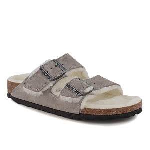 Birkenstock Arizona Damen Pantolette Grau von Birkenstock