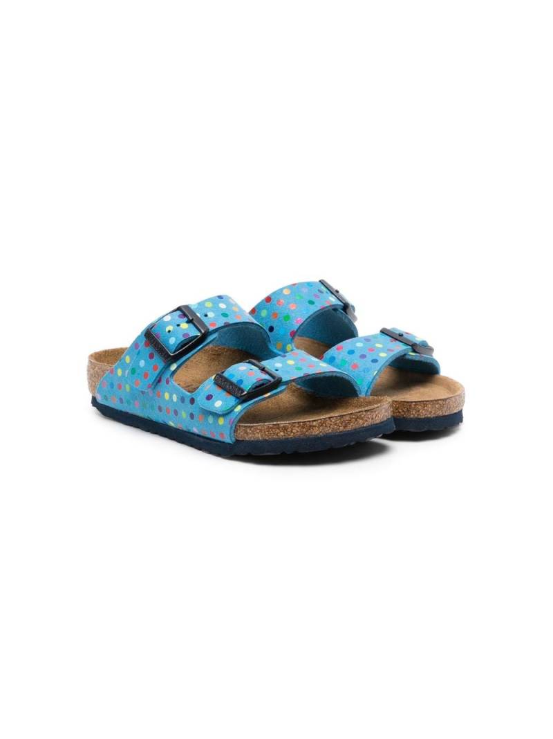 Birkenstock Arizona polka-dot sandals - Blue von Birkenstock