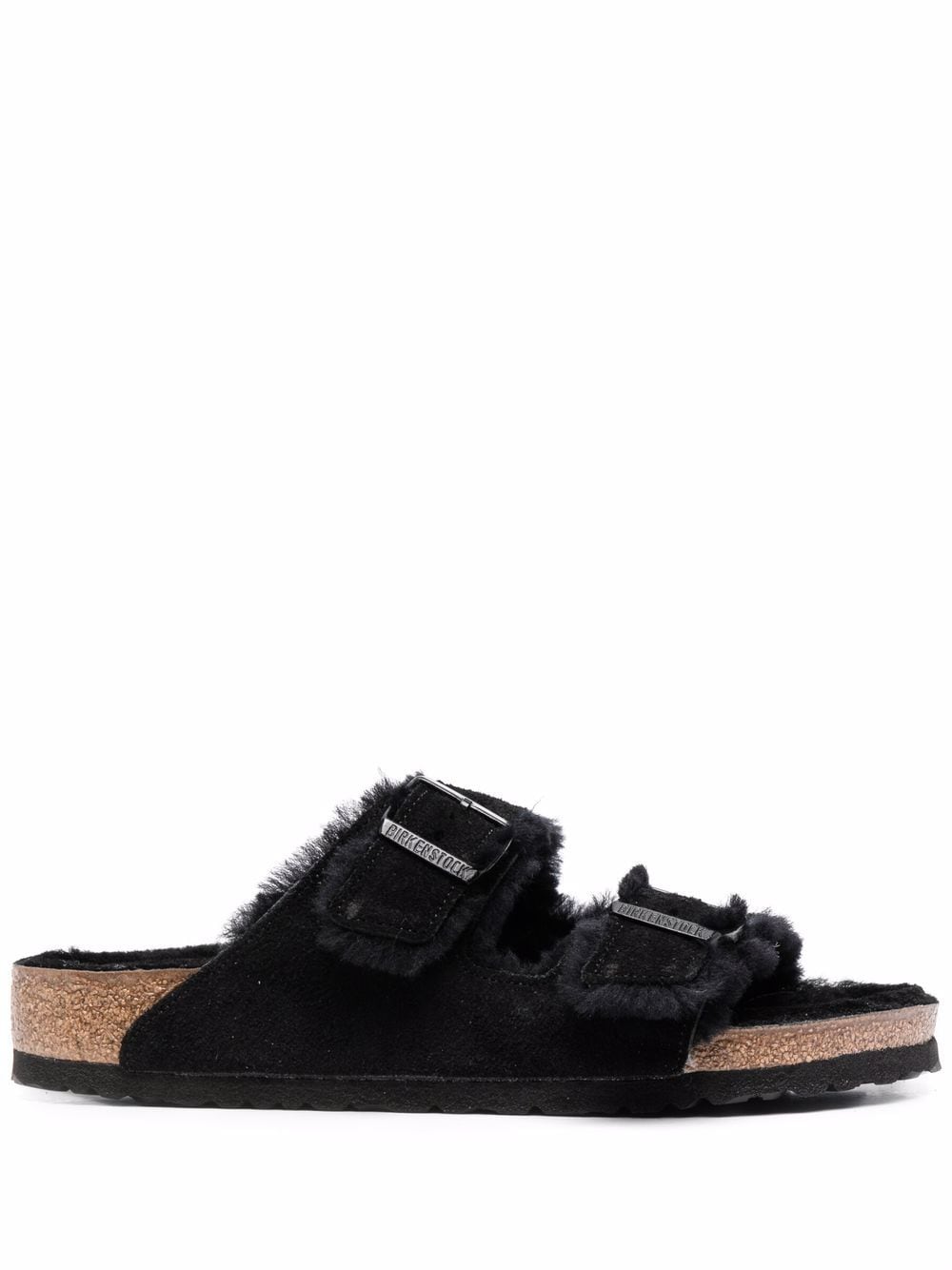 Birkenstock Arizona shearling-lined sandals - Black von Birkenstock