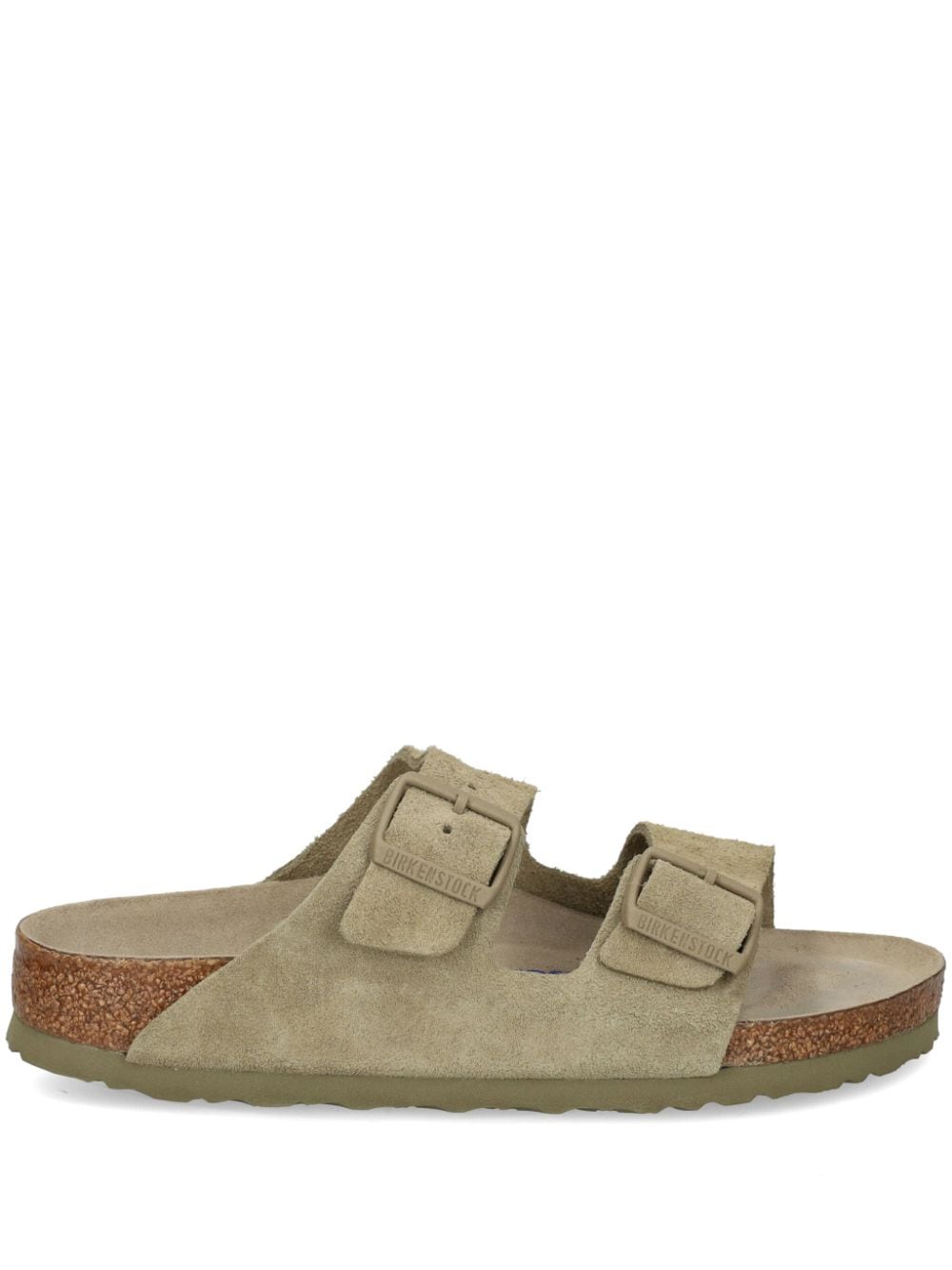 Birkenstock Arizona suede flat sandals - Green von Birkenstock