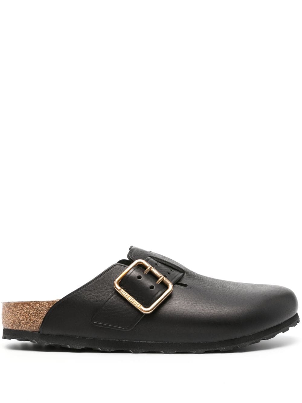 Birkenstock Boston Bold leather slippers - Black von Birkenstock