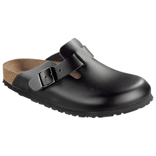 Birkenstock - Boston Natural Leather - Sandalen Gr 40 - Regular schwarz von Birkenstock