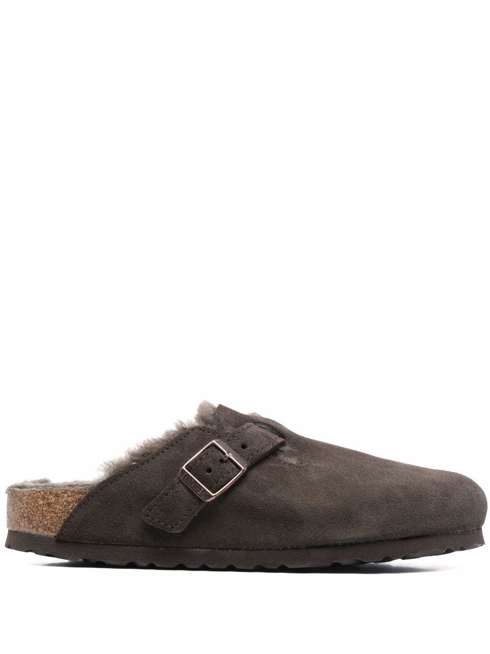 Birkenstock Boston Shearling mules - Green von Birkenstock