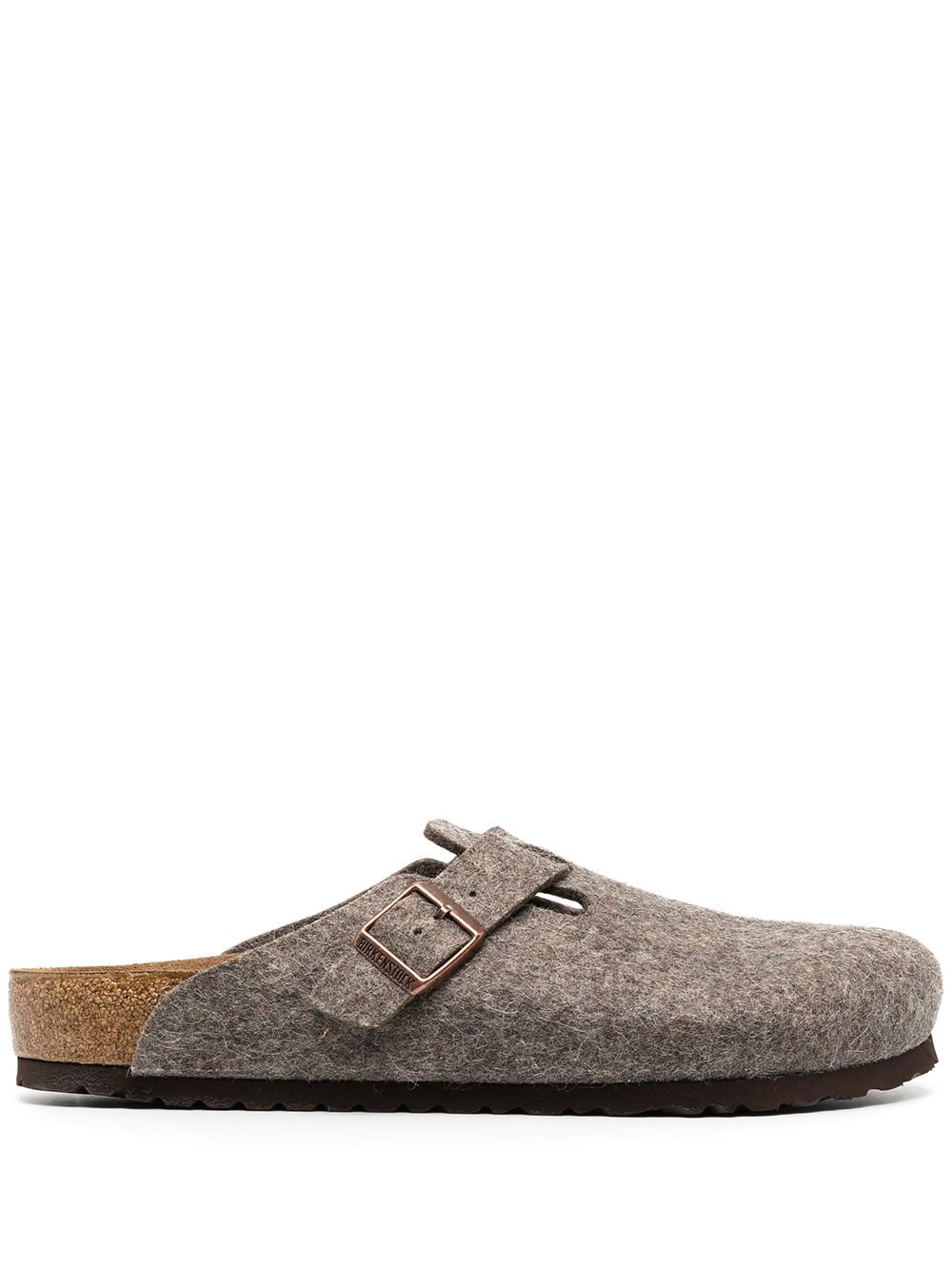 Birkenstock Boston round-toe slippers - Brown von Birkenstock