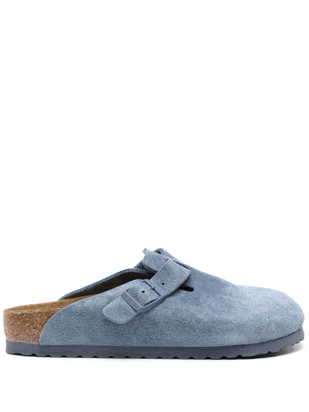 Birkenstock Boston suede slippers - Blue von Birkenstock