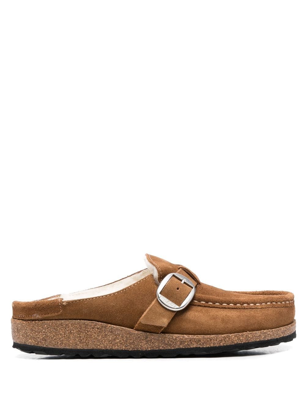 Birkenstock Buckley slip-on lined clogs - Brown von Birkenstock