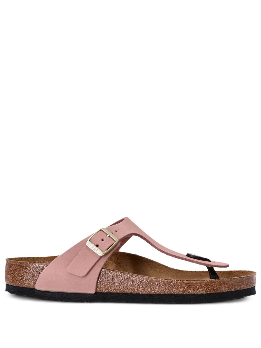 Birkenstock Gizeh leather flip flops - Pink von Birkenstock