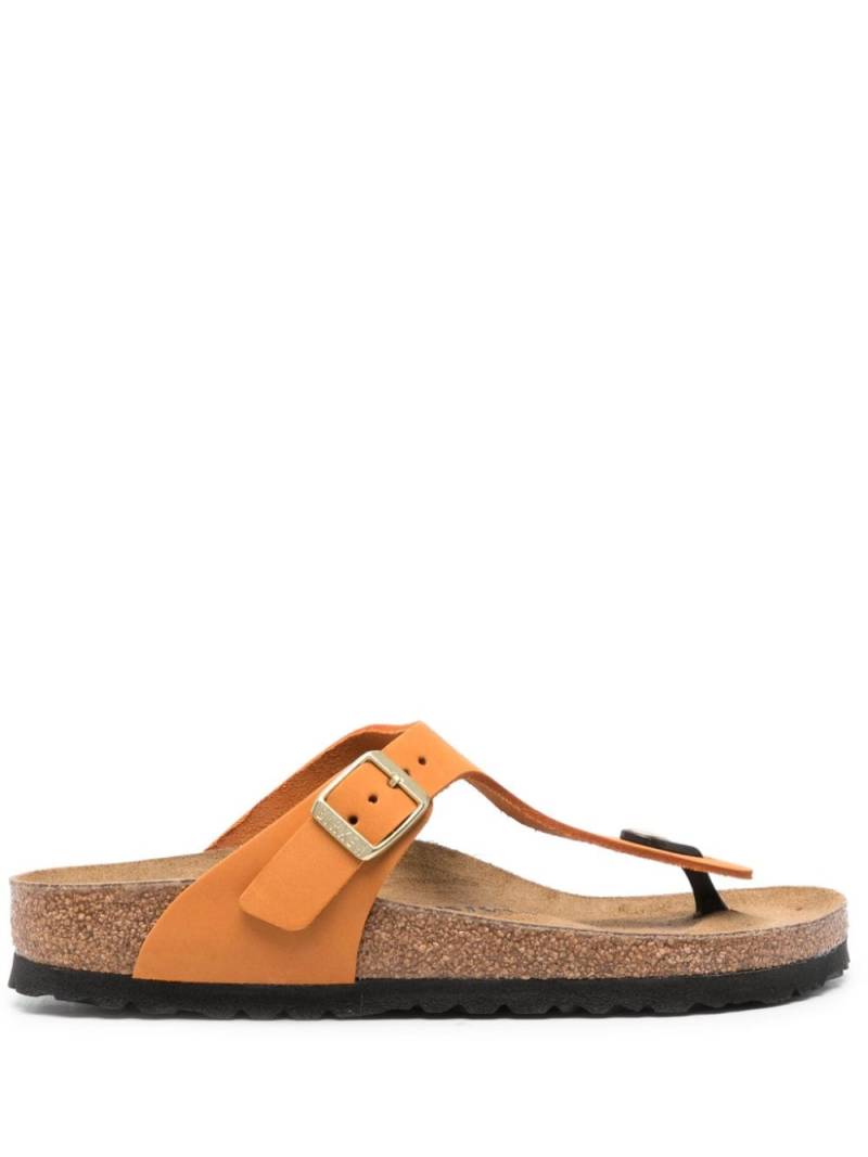 Birkenstock Gizeh leather sandals - Orange von Birkenstock