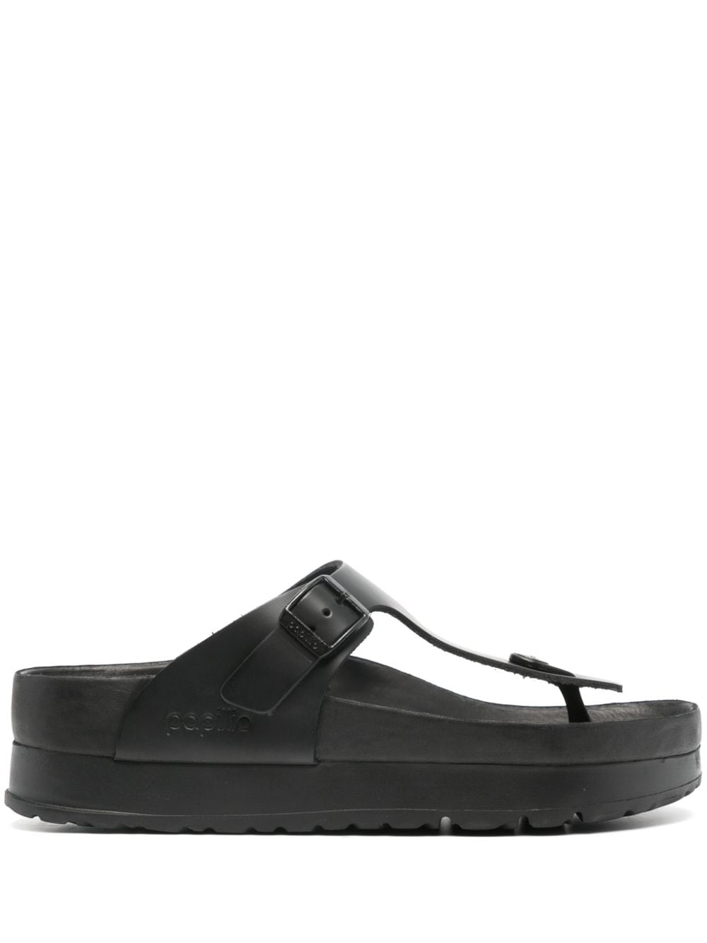 Birkenstock Gizeh papillio leather sandals - Black von Birkenstock