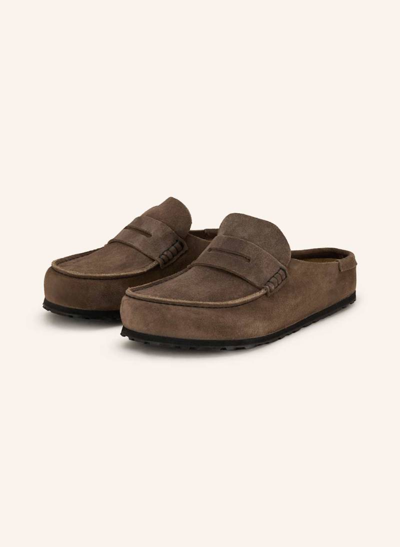 Birkenstock Mules Naples Wrapped braun von Birkenstock