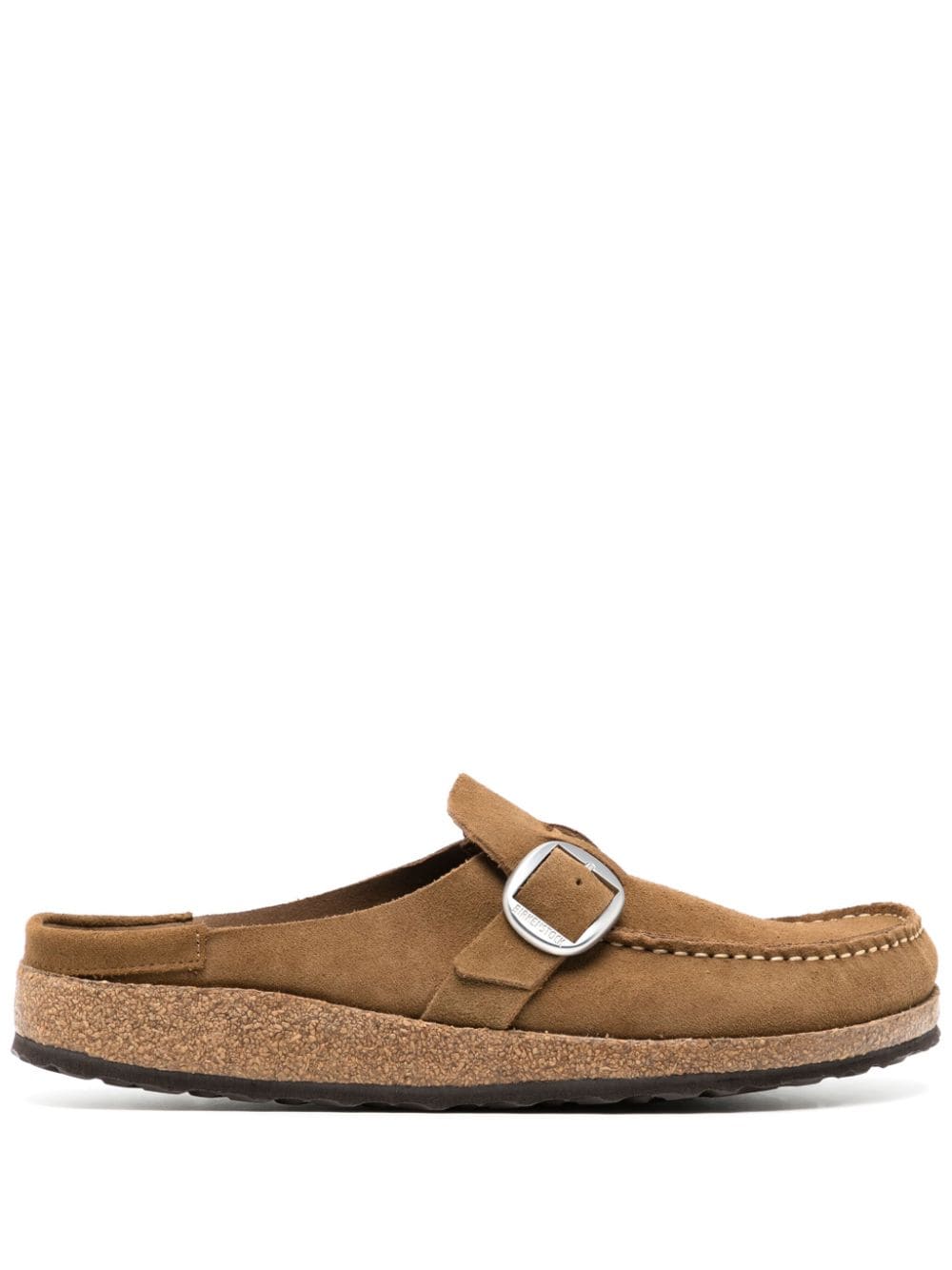 Birkenstock Naples buckled clogs - Brown von Birkenstock