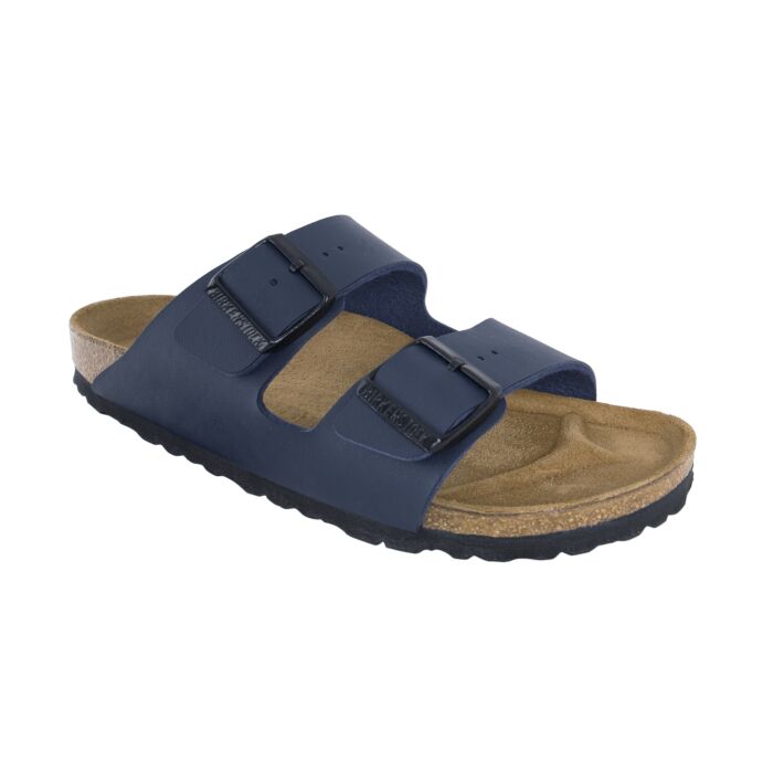 Birkenstock Pantolette Arizona Damen & Herren blau, 35 von Birkenstock