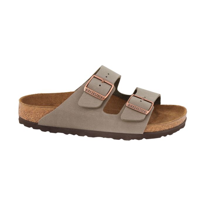 Birkenstock Pantolette Arizona Damen & Herren grau, 43 von Birkenstock