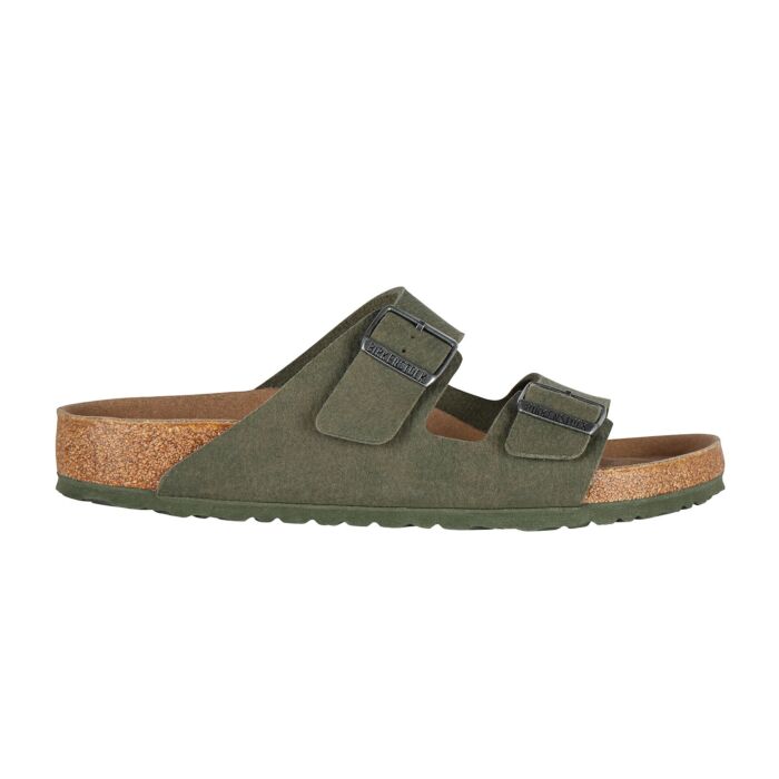 Birkenstock Pantolette Arizona für Herren, olive, 46 von Birkenstock