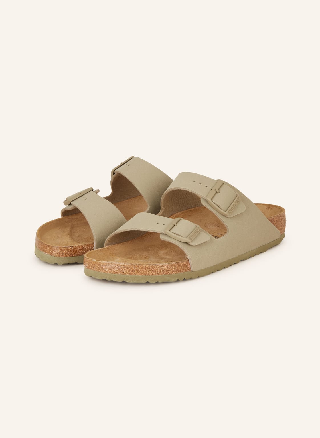 Birkenstock Pantoletten Arizona Bf gruen von Birkenstock