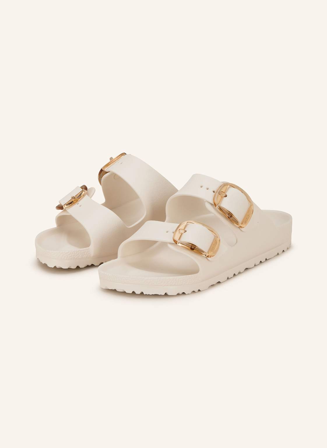 Birkenstock Pantoletten Arizona Big Buckle Eva weiss von Birkenstock