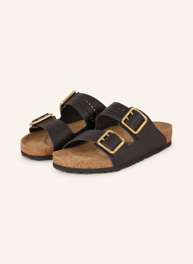 Birkenstock Pantoletten Arizona Bold Gap schwarz von Birkenstock