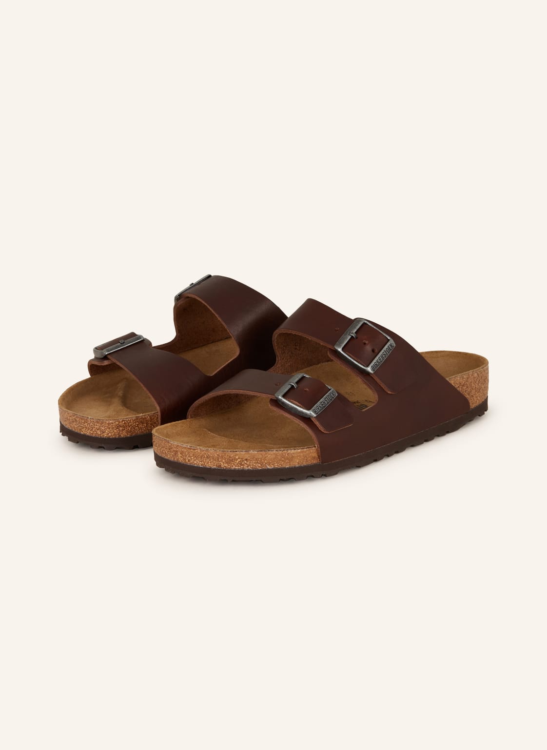 Birkenstock Pantoletten Arizona Le Vintage braun von Birkenstock