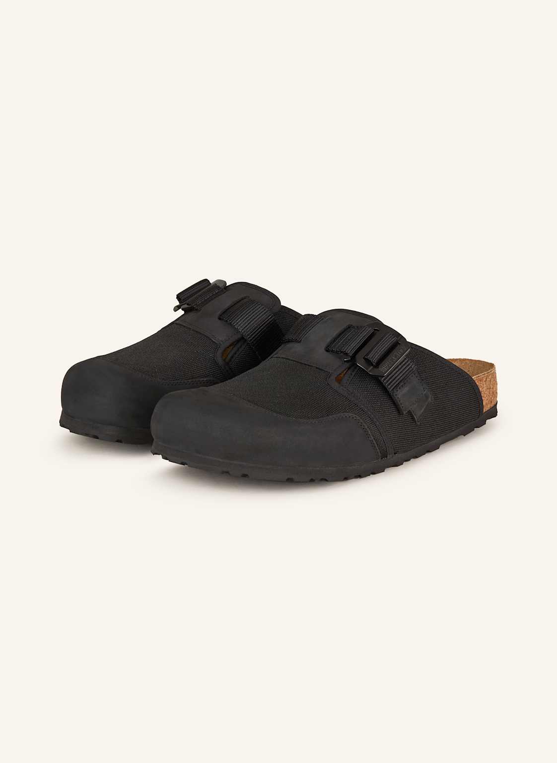 Birkenstock Pantoletten Boston Nova schwarz von Birkenstock
