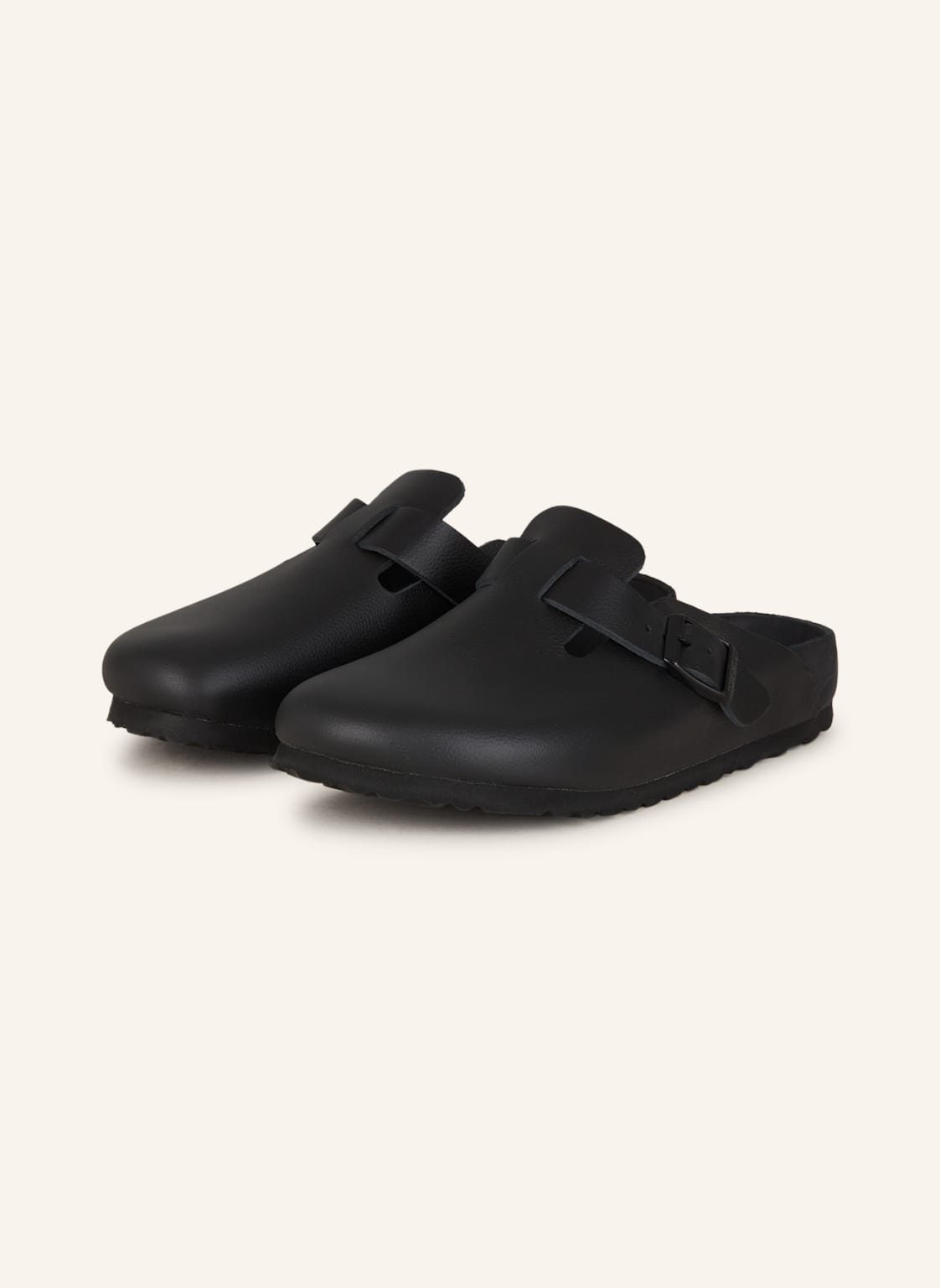 Birkenstock Pantoletten Boston schwarz von Birkenstock